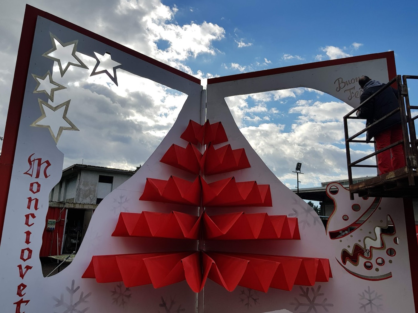 L'albero artistico del rione Moncioveta — 2018