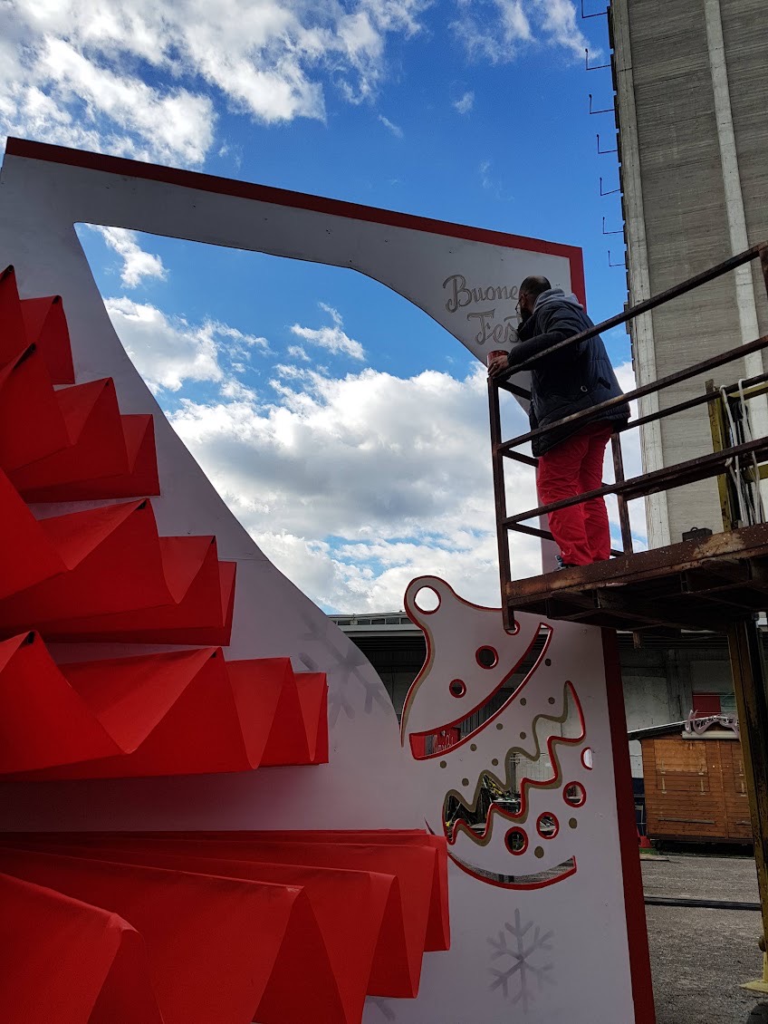 L'albero artistico del rione Moncioveta — 2018