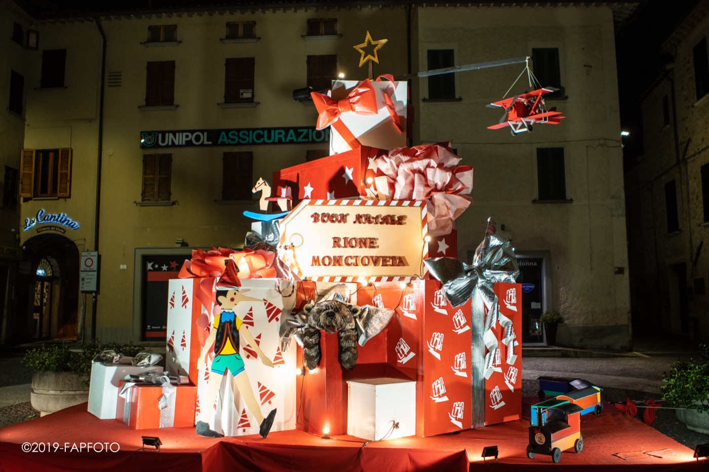 L'albero artistico del rione Moncioveta — 2019