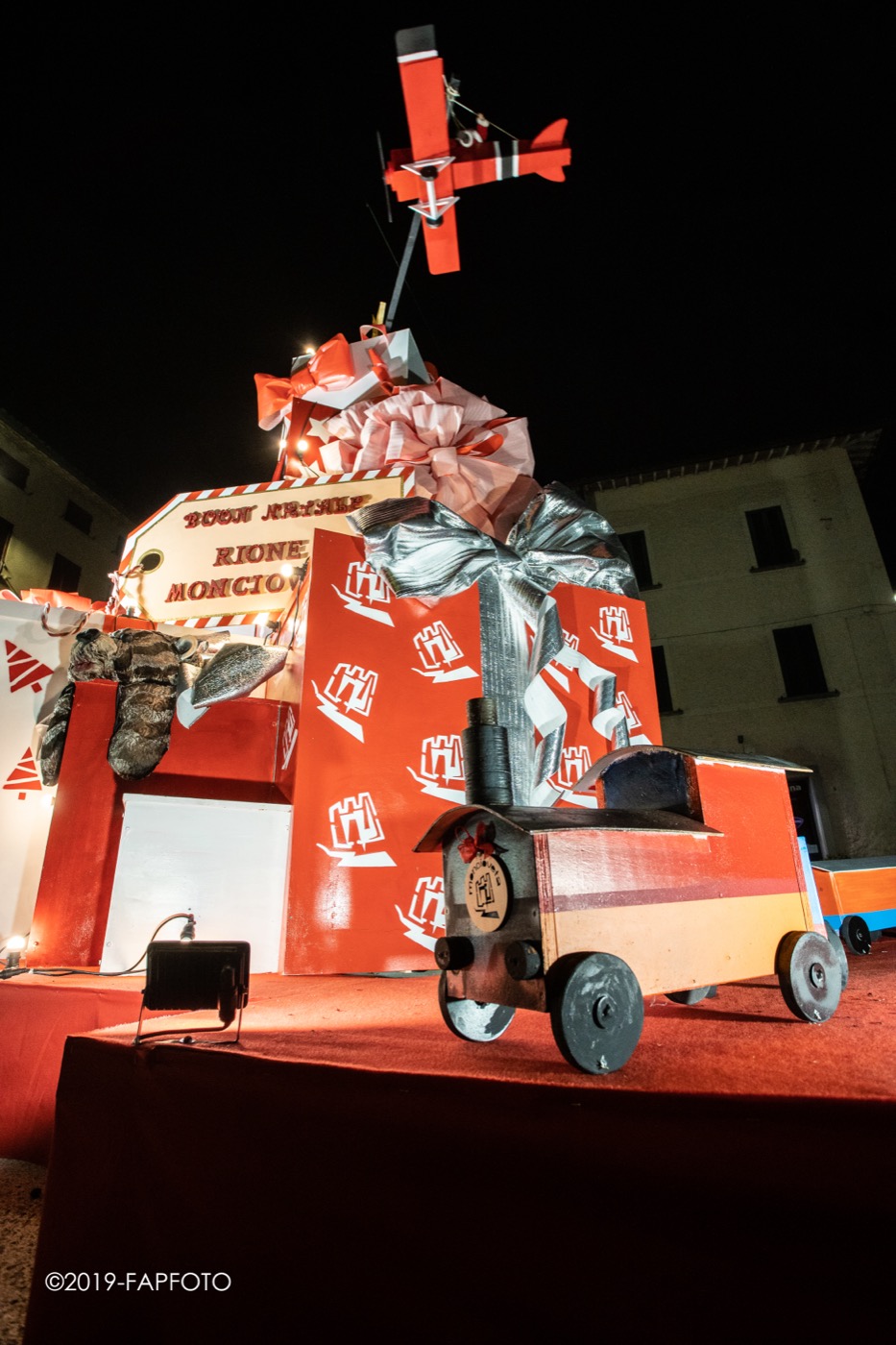 L'albero artistico del rione Moncioveta — 2019