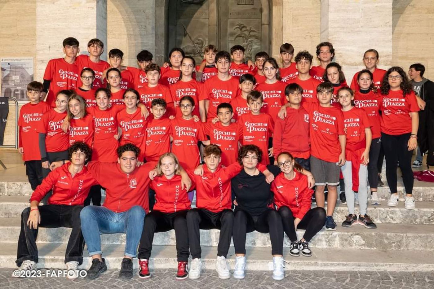 I giovani rionali di Moncioveta al Mini Palio