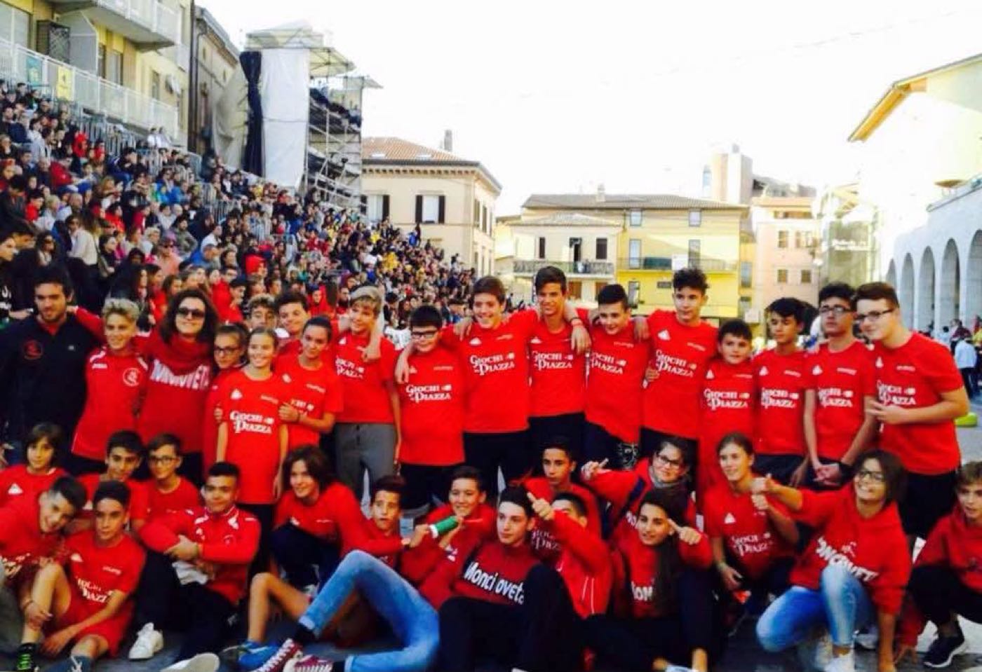 I giovani rionali di Moncioveta al Mini Palio