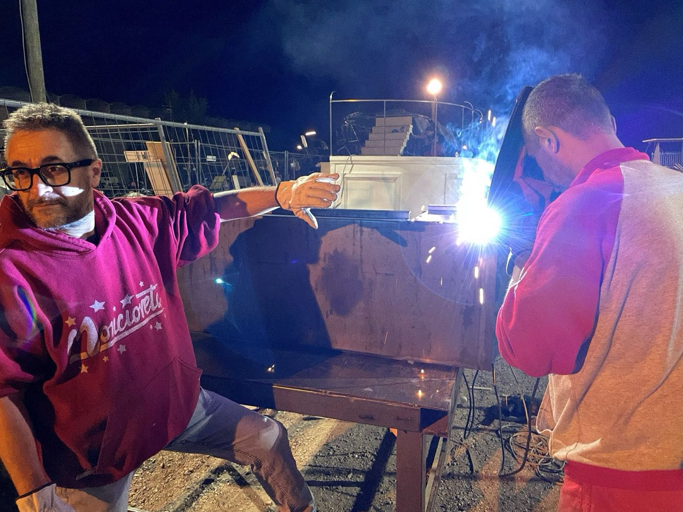 Il piazzale del rione Moncioveta: lavori e momenti di aggregazione