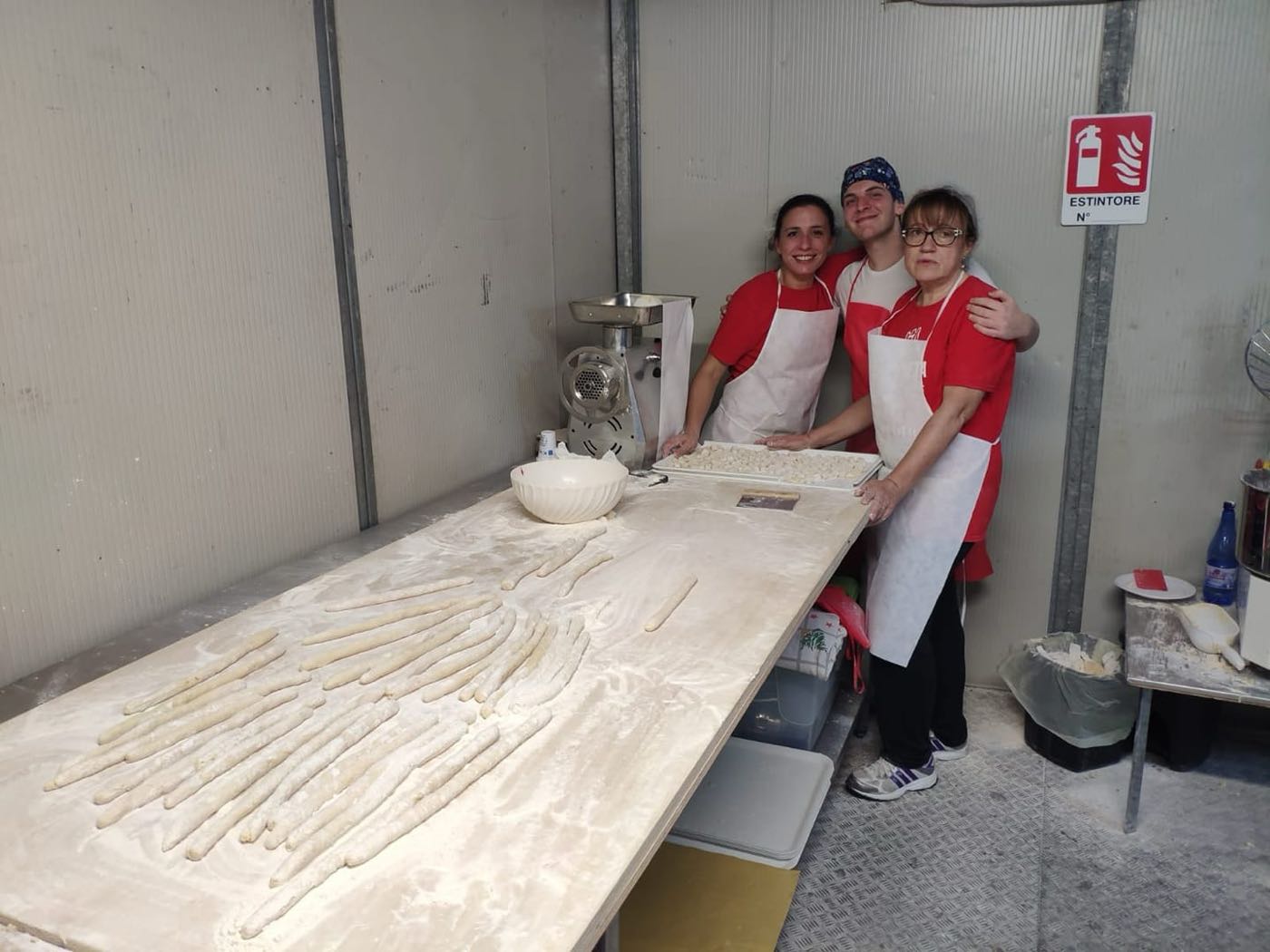 La cucina della taverna del rione Moncioveta