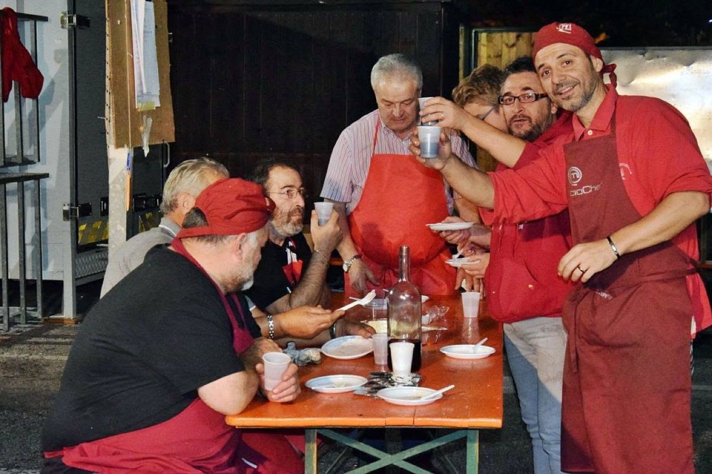 La cucina della taverna del rione Moncioveta
