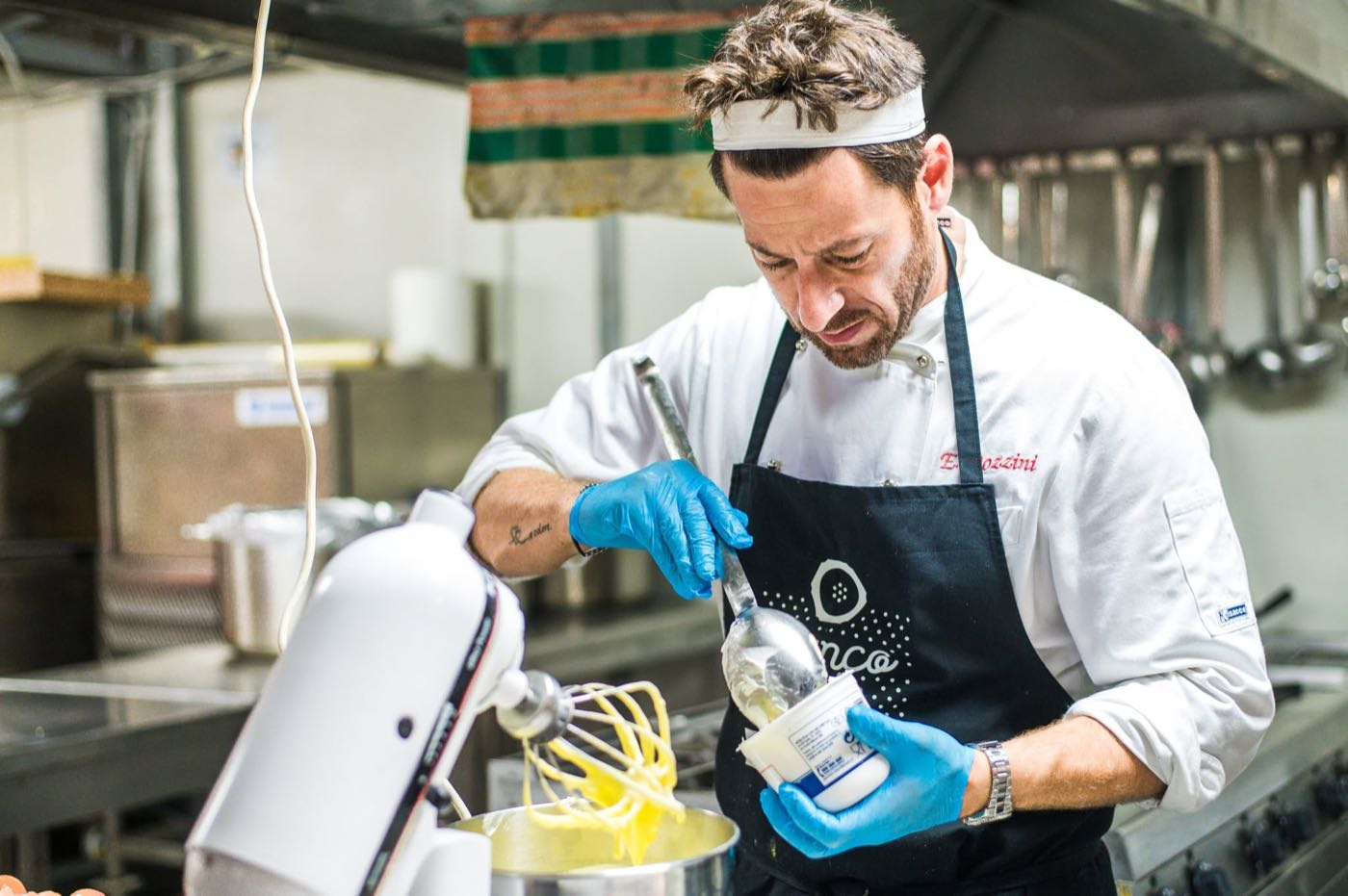 La cucina della taverna del rione Moncioveta