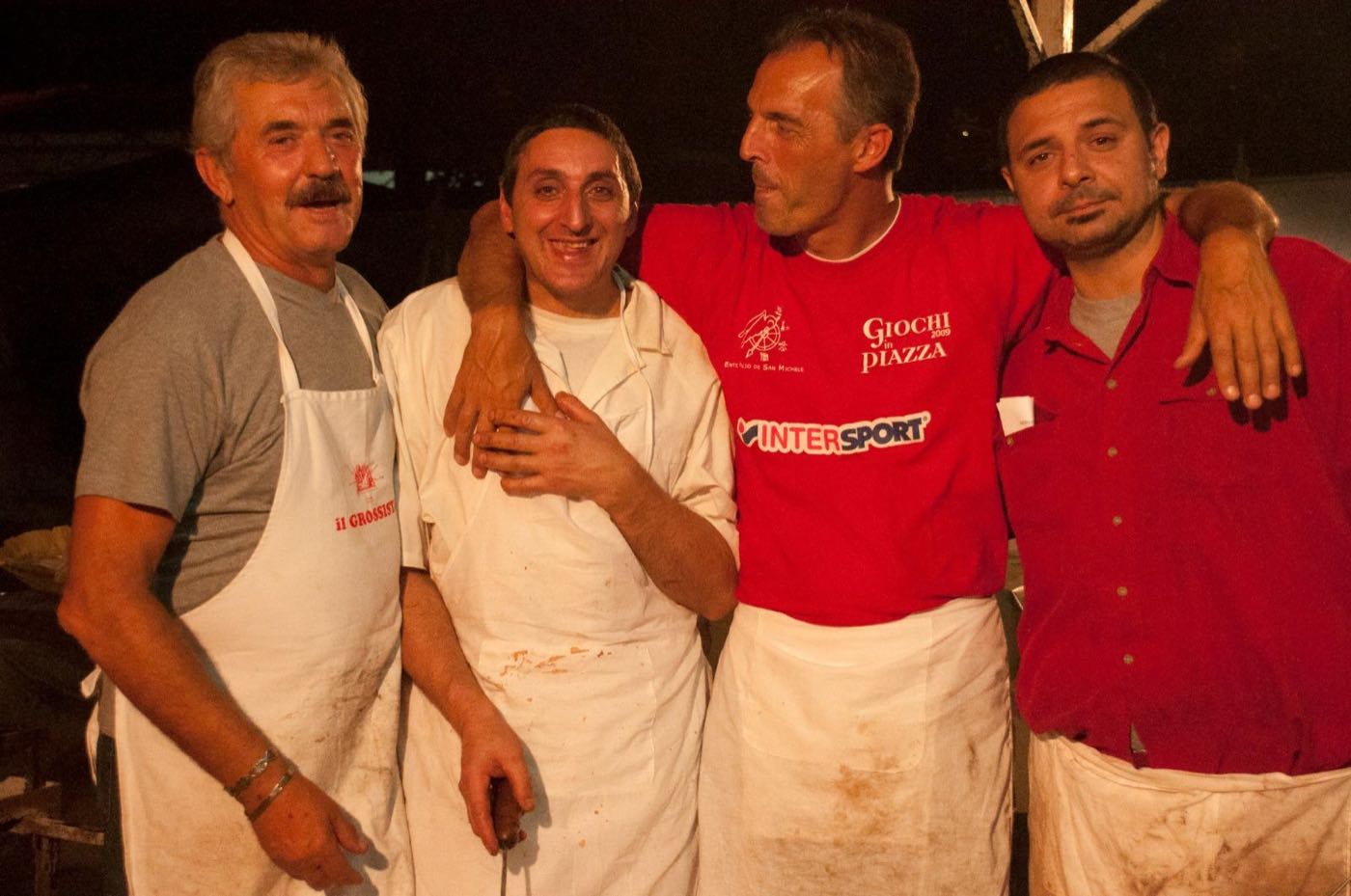 La cucina della taverna del rione Moncioveta